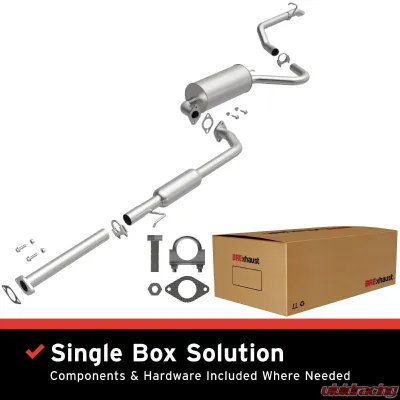 BRExhaust Direct-Fit Exhaust System Replacement Kit 2007-2012 2.0L 4-Cyl - 106-0798
