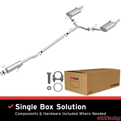 BRExhaust Direct-Fit Exhaust System Replacement Kit 2005-2012 3.5L V6 - 106-0799