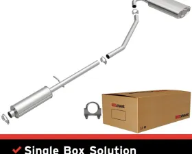BRExhaust Direct-Fit Exhaust System Replacement Kit 2013-2018 1.4L 4-Cyl