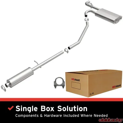 BRExhaust Direct-Fit Exhaust System Replacement Kit 2013-2018 1.4L 4-Cyl - 106-0801