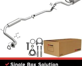 BRExhaust Direct-Fit Exhaust System Replacement Kit 2009-2013 1.5L 4-Cyl