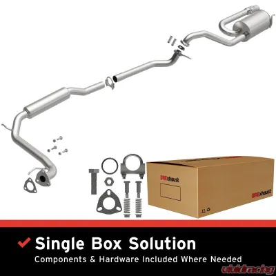 BRExhaust Direct-Fit Exhaust System Replacement Kit 2009-2013 1.5L 4-Cyl - 106-0804