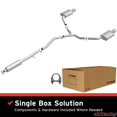 BRExhaust Direct-Fit Exhaust System Replacement Kit 2013-2019 3.5L V6 - 106-0805