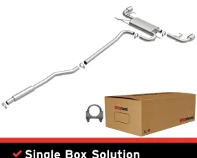 BRExhaust Direct-Fit Exhaust System Replacement Kit 2014-2017 2.5L 4-Cyl