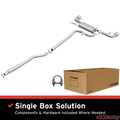 BRExhaust Direct-Fit Exhaust System Replacement Kit 2014-2017 2.5L 4-Cyl - 106-0823