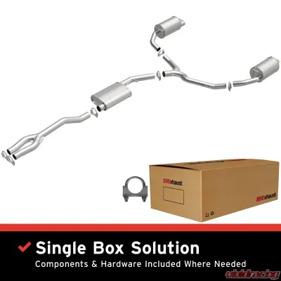 BRExhaust Direct-Fit Exhaust System Replacement Kit - 106-0842