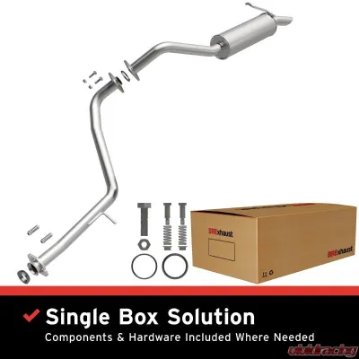 BRExhaust Direct-Fit Exhaust System Replacement Kit 2008-2015 2.4L 4-Cyl - 106-0843