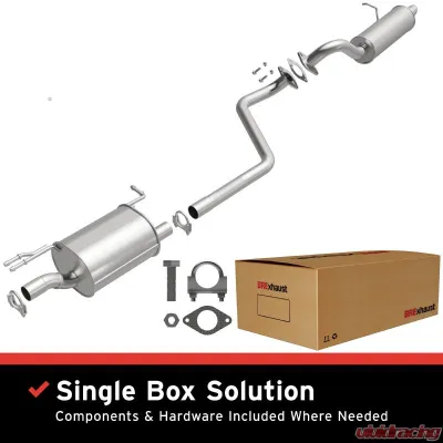 BRExhaust Direct-Fit Exhaust System Replacement Kit 2014-2019 2.0L 4-Cyl - 106-0845