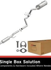 BRExhaust Direct-Fit Exhaust System Replacement Kit 2014-2016 1.8L 4-Cyl                                     - 106-0856 - Image 5