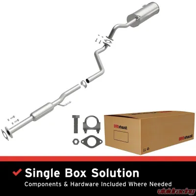 BRExhaust Direct-Fit Exhaust System Replacement Kit 2014-2016 1.8L 4-Cyl - 106-0856