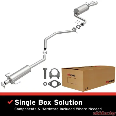 BRExhaust Direct-Fit Exhaust System Replacement Kit 2009-2013 2.5L 4-Cyl - 106-0879