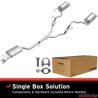 BRExhaust Direct-Fit Exhaust System Replacement Kit 2007-2009 3.3L V6 - 106-0880