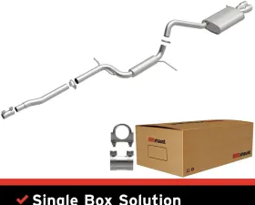 BRExhaust Direct-Fit Exhaust System Replacement Kit S 2011-2014 2.0L 4-Cyl