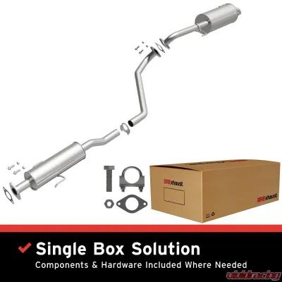 BRExhaust Direct-Fit Exhaust System Replacement Kit 2010-2013 2.0L 4-Cyl - 106-0893
