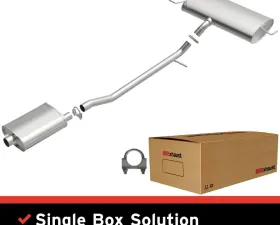 BRExhaust Direct-Fit Exhaust System Replacement Kit 2012-2015 2.4L 4-Cyl