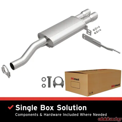 BRExhaust Direct-Fit Exhaust System Replacement Kit 2014-2023 2.0L 4-Cyl - 106-0905