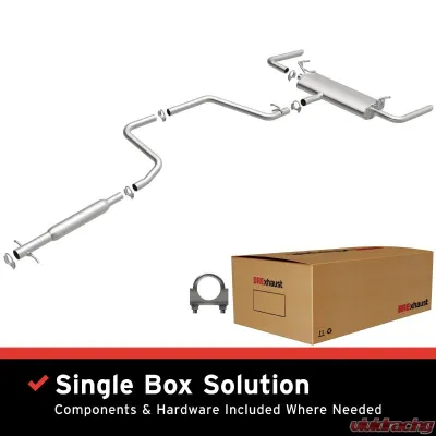 BRExhaust Direct-Fit Exhaust System Replacement Kit 2008-2012 3.6L V6 - 106-0910