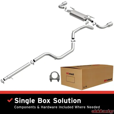 BRExhaust Direct-Fit Exhaust System Replacement Kit 2010-2013 2.5L 4-Cyl - 106-0916