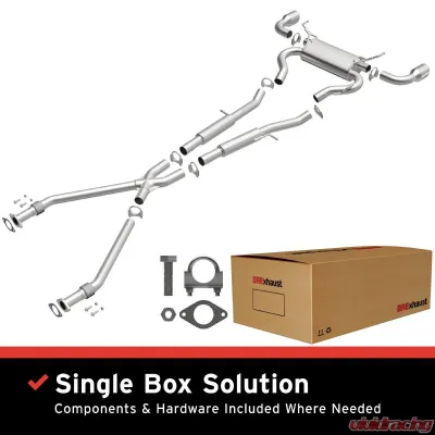 BRExhaust Direct-Fit Exhaust System Replacement Kit 2009-2020 3.7L V6 - 106-0923