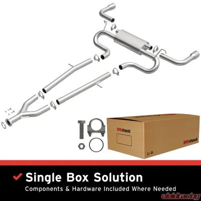 BRExhaust Direct-Fit Exhaust System Replacement Kit 2002-2008 4.3L V8 - 106-0929