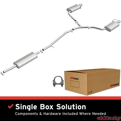 BRExhaust Direct-Fit Exhaust System Replacement Kit 2013-2019 3.5L V6 - 106-0931