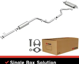 BRExhaust Direct-Fit Exhaust System Replacement Kit 2012-2018 2.0L 4-Cyl