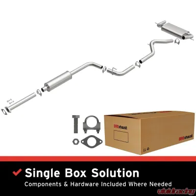 BRExhaust Direct-Fit Exhaust System Replacement Kit 2012-2018 2.0L 4-Cyl - 106-0941