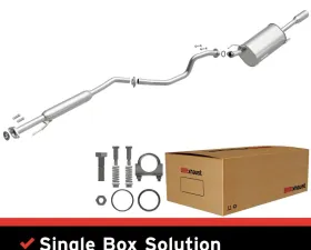 BRExhaust Direct-Fit Exhaust System Replacement Kit SR 2013-2019 1.8L 4-Cyl