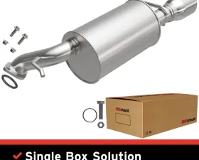 BRExhaust Direct-Fit Rear Muffler Kit Rear Left