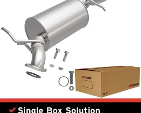 BRExhaust Direct-Fit Rear Muffler Kit Rear Right
