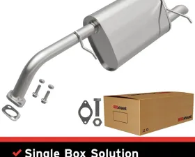 BRExhaust Direct-Fit Rear Muffler Kit Rear