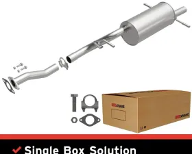 BRExhaust Direct-Fit Rear Muffler Kit Rear