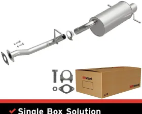 BRExhaust Direct-Fit Rear Muffler Kit Rear 2002-2004 2.0L 4-Cyl