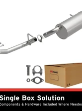 BRExhaust Direct-Fit Rear Muffler Kit Rear 2002-2004 2.0L 4-Cyl                                     - 108-0127 - Image 5