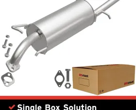 BRExhaust Direct-Fit Rear Muffler Kit Rear