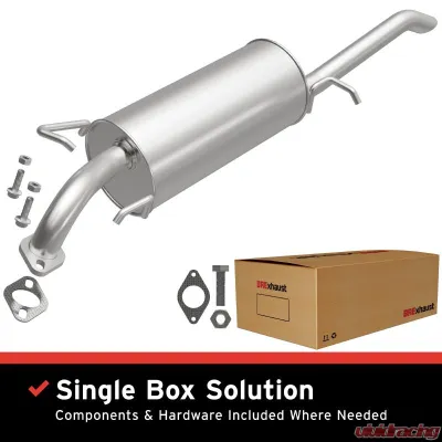BRExhaust Direct-Fit Rear Muffler Kit Rear - 108-0134