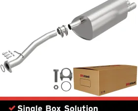 BRExhaust Direct-Fit Rear Muffler Kit Rear 1996-2004 3.5L V6