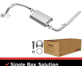 BRExhaust Direct-Fit Rear Muffler Kit Rear 1990-1991 1.5L 4-Cyl