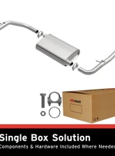 BRExhaust Direct-Fit Rear Muffler Kit Rear 1990-1991 1.5L 4-Cyl                                     - 108-0165 - Image 5