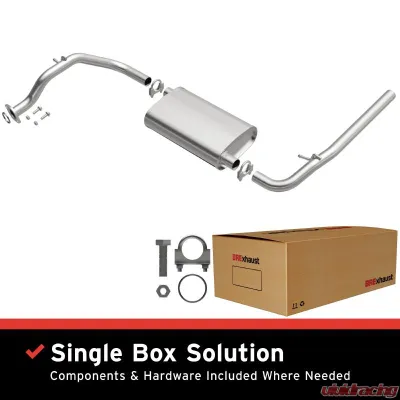 BRExhaust Direct-Fit Rear Muffler Kit Rear 1990-1991 1.5L 4-Cyl - 108-0165