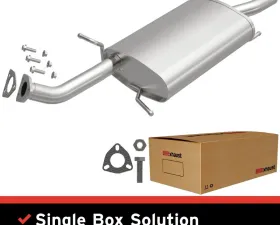 BRExhaust Direct-Fit Rear Muffler Kit Rear