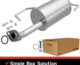 BRExhaust Direct-Fit Rear Muffler Kit Rear
