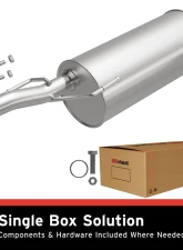 BRExhaust Direct-Fit Rear Muffler Kit Rear 2009-2011 1.6L 4-Cyl                                     - 108-0189 - Image 5