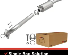 BRExhaust Direct-Fit Rear Muffler Kit Rear