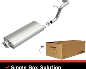 BRExhaust Stainless Steel Direct-Fit Exhaust System Replacement Kit