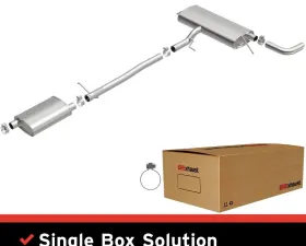 BRExhaust Stainless Steel Direct-Fit Exhaust System Replacement Kit