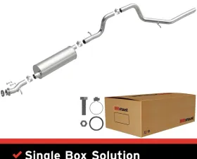 BRExhaust Stainless Steel Direct-Fit Exhaust System Replacement Kit