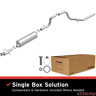 BRExhaust Stainless Steel Direct-Fit Exhaust System Replacement Kit - 116-0033