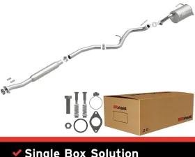 BRExhaust Stainless Steel Direct-Fit Exhaust System Replacement Kit 2010-2017 2.5L 4-Cyl