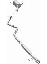 BRExhaust Stainless Steel Direct-Fit Exhaust System Replacement Kit 2010-2017 2.5L 4-Cyl                                     - 116-0162 - Image 2